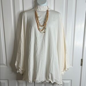 Elegant Cream Women's Dress